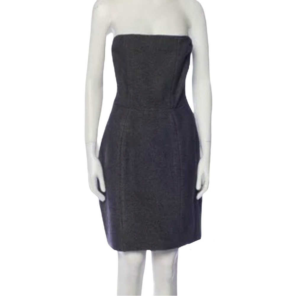 Stella McCartney Wool and Cashmere Strapless Mini Dress